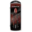 Körző készlet, precíziós, 3 darabos, STAEDTLER "Norix® 555", piros 1 db