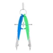 Körző készlet, precíziós, 2 darabos, STAEDTLER "Mars Comfort 556", neon kék/zöld 1 készlet