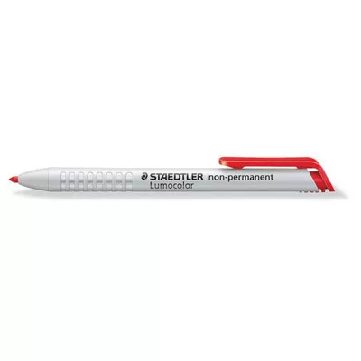 Jelölőkréta adagoló, mindenre író, lemosható (omnichrom), STAEDTLER "Lumocolor 768", piros 1 db