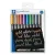 Dekormarker, 1-6 mm, kúpos, STAEDTLER "8321", 10 különböző metál szín 10 db