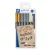 Dekormarker, 1-6 mm, kúpos, ajándék tusfilccel, STAEDTLER "8321", 6 különböző metál szín 7 db