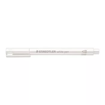   Dekormarker, 1-2 mm, kúpos, STAEDTLER "8323", fehér 1 db