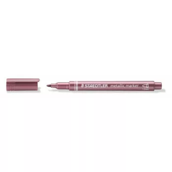   Dekormarker, 1-2 mm, kúpos, STAEDTLER "8323", metálpiros 1 db