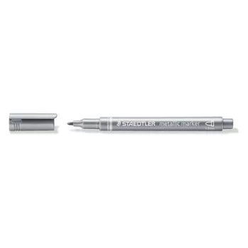  Dekormarker, 1-2 mm, kúpos, STAEDTLER "8323", ezüst 1 db