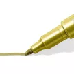 Dekormarker, 1-2 mm, kúpos, STAEDTLER "8323", 6 különböző metál szín, ajándék fekete tusfilccel 7 db