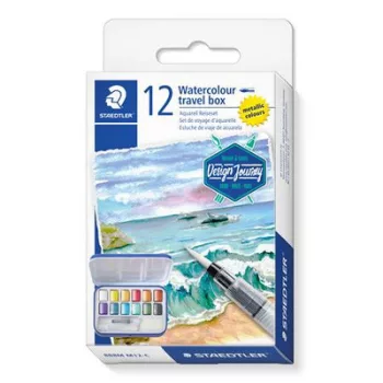   Vízfesték, 12 darabos, STAEDTLER "Design journey 888" 12 db