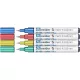 Akrilmarker készlet, 0,8 mm, SCHNEIDER "Paint-It 010", 4 különböző metálszín
