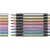 Metálfényű filctoll készlet, 1-2 mm, SCHNEIDER "Paint-It 020", 8 különböző szín 8 db