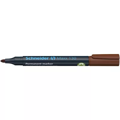 Alkoholos marker, 1-3 mm, kúpos, SCHNEIDER "Maxx 130", barna 1 db