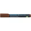 Alkoholos marker, 1-3 mm, kúpos, SCHNEIDER "Maxx 130", barna 1 db
