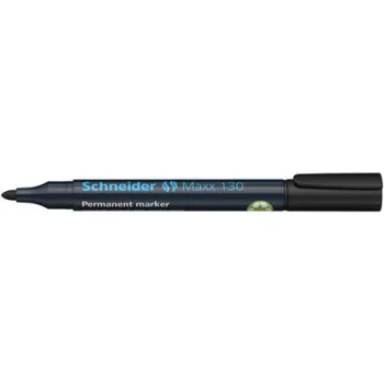   Alkoholos marker, 1-3 mm, kúpos, SCHNEIDER "Maxx 130", fekete 1 db