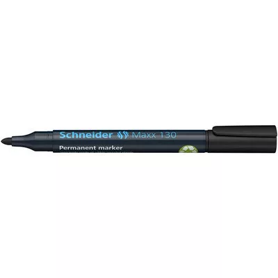 Alkoholos marker, 1-3 mm, kúpos, SCHNEIDER "Maxx 130", fekete 1 db