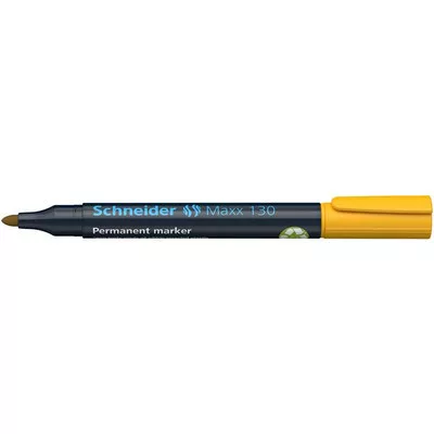 Alkoholos marker, 1-3 mm, kúpos, SCHNEIDER "Maxx 130", sárga 1 db
