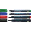 Alkoholos marker készlet, 1-3 mm, kúpos, SCHNEIDER "Maxx 130", 4 különböző szín 4 db