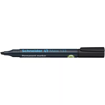 Alkoholos marker, 1-4 mm, vágott, SCHNEIDER "Maxx 133", fekete 1 db
