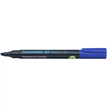   Alkoholos marker, 1-4 mm, vágott, SCHNEIDER "Maxx 133", kék 1 db