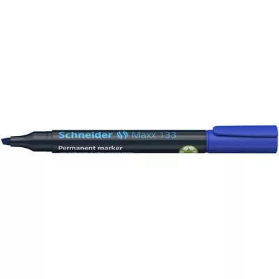 Alkoholos marker, 1-4 mm, vágott, SCHNEIDER "Maxx 133", kék 1 db