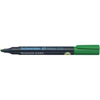   Alkoholos marker, 1-4 mm, vágott, SCHNEIDER "Maxx 133", zöld 1 db