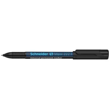   Alkoholos marker, OHP, 0,7 mm, SCHNEIDER "Maxx 222 F", fekete 1 db