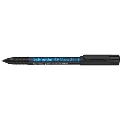 Alkoholos marker, OHP, 0,7 mm, SCHNEIDER "Maxx 222 F", fekete 1 db