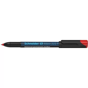   Alkoholos marker, OHP, 0,7 mm, SCHNEIDER "Maxx 222 F", piros 1 db