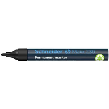   Alkoholos marker, 1-3 mm, fémházas, SCHNEIDER "Maxx 230", fekete 1 db