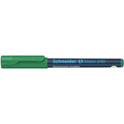 Alkoholos marker, 1-2 mm, kúpos, SCHNEIDER "Maxx 240", zöld 1 db