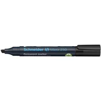   Alkoholos marker, 2-7 mm, vágott, SCHNEIDER "Maxx 250", fekete 1 db