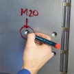 Alkoholos marker, 2-7 mm, vágott, SCHNEIDER "Maxx 250", fekete 1 db