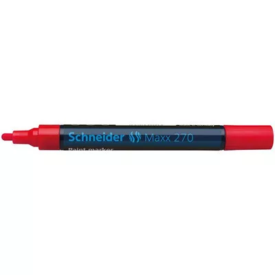 Lakkmarker, 1-3 mm, SCHNEIDER "Maxx 270", piros