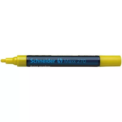 Lakkmarker, 1-3 mm, SCHNEIDER "Maxx 270", sárga