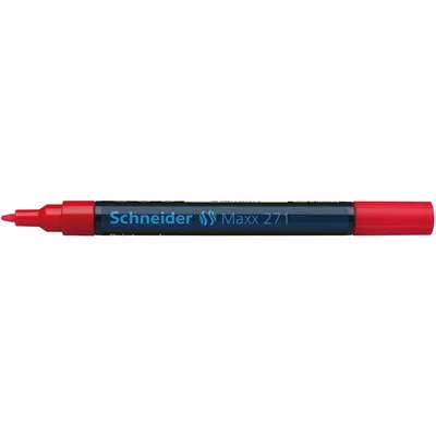 Lakkmarker, 1-2 mm, SCHNEIDER "Maxx 271", piros 1 db