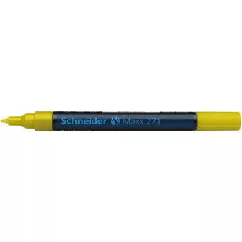 Lakkmarker, 1-2 mm, SCHNEIDER "Maxx 271", sárga
