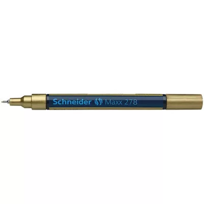 Lakkmarker, 0,8 mm, SCHNEIDER "Maxx 278", arany