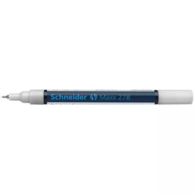 Lakkmarker, 0,8 mm, SCHNEIDER "Maxx 278", fehér