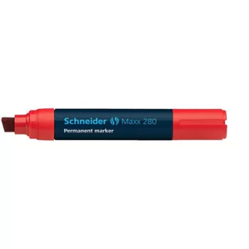   Alkoholos marker, 4-12 mm, vágott, SCHNEIDER "Maxx 280", piros 1 db