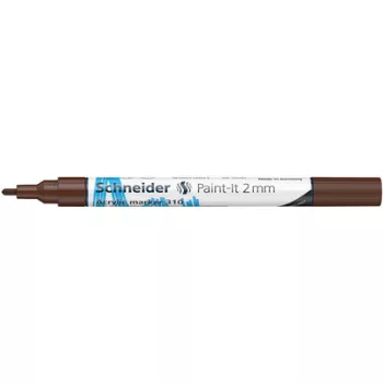   Dekormarker, akril, 2 mm, SCHNEIDER "Paint-It 310", barna 1 db