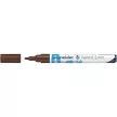 Dekormarker, akril, 2 mm, SCHNEIDER "Paint-It 310", barna 1 db