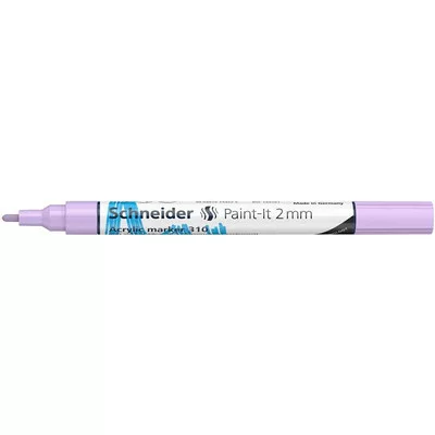Dekormarker, akril, 2 mm, SCHNEIDER "Paint-It 310", pasztell-lila 1 db