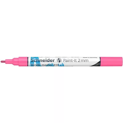 Dekormarker, akril, 2 mm, SCHNEIDER "Paint-It 310", rózsaszín 1 db