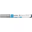 Dekormarker, akril, 4 mm, SCHNEIDER "Paint-It 320", ezüst 1 db