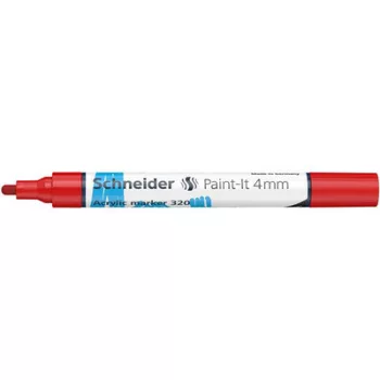   Dekormarker, akril, 4 mm, SCHNEIDER "Paint-It 320", piros 1 db