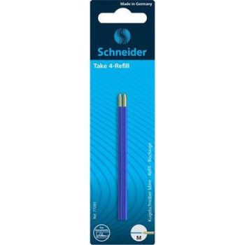   Golyóstollbetét, 0,5 mm, SCHNEIDER "Take 4", kék