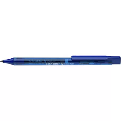 Zseléstoll, 0,4 mm, nyomógombos, SCHNEIDER "Fave Gel", kék 1 db
