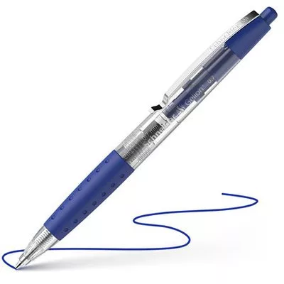 Zseléstoll, 0,4 mm, nyomógombos, SCHNEIDER "Gelion +", kék 1 db