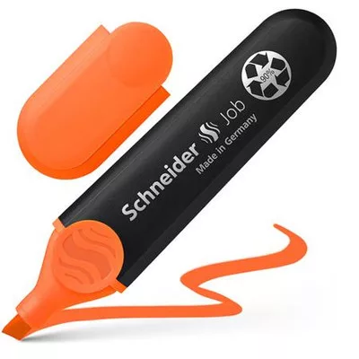 Szövegkiemelő, 1-5 mm, SCHNEIDER "Job 150", narancssárga 1 db