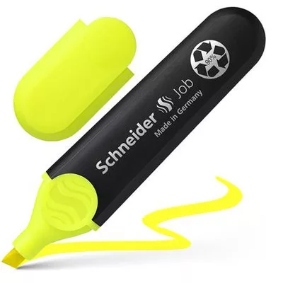 Szövegkiemelő, 1-5 mm, SCHNEIDER "Job 150", sárga 1 db