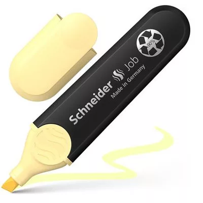 Szövegkiemelő, 1-5 mm, SCHNEIDER "Job Pastel", vanília 1 db
