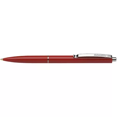 Golyóstoll, 0,5 mm, nyomógombos, SCHNEIDER "K15", piros 20 db
