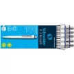 Golyóstoll, 0,5 mm, nyomógombos, SCHNEIDER "K3 Biosafe", kék 10 db